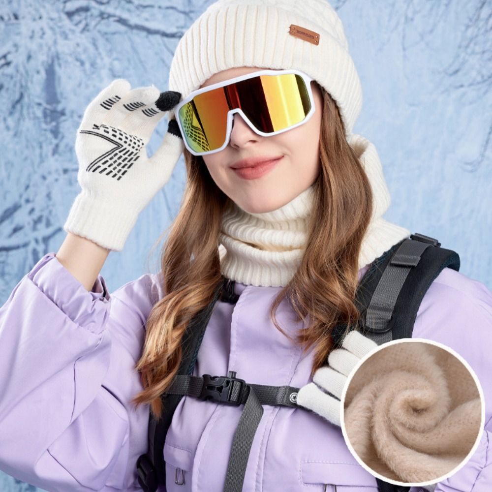 3pcs Hiking Solid Color Hat Sc – Wool Glove Lined recenzja i cena