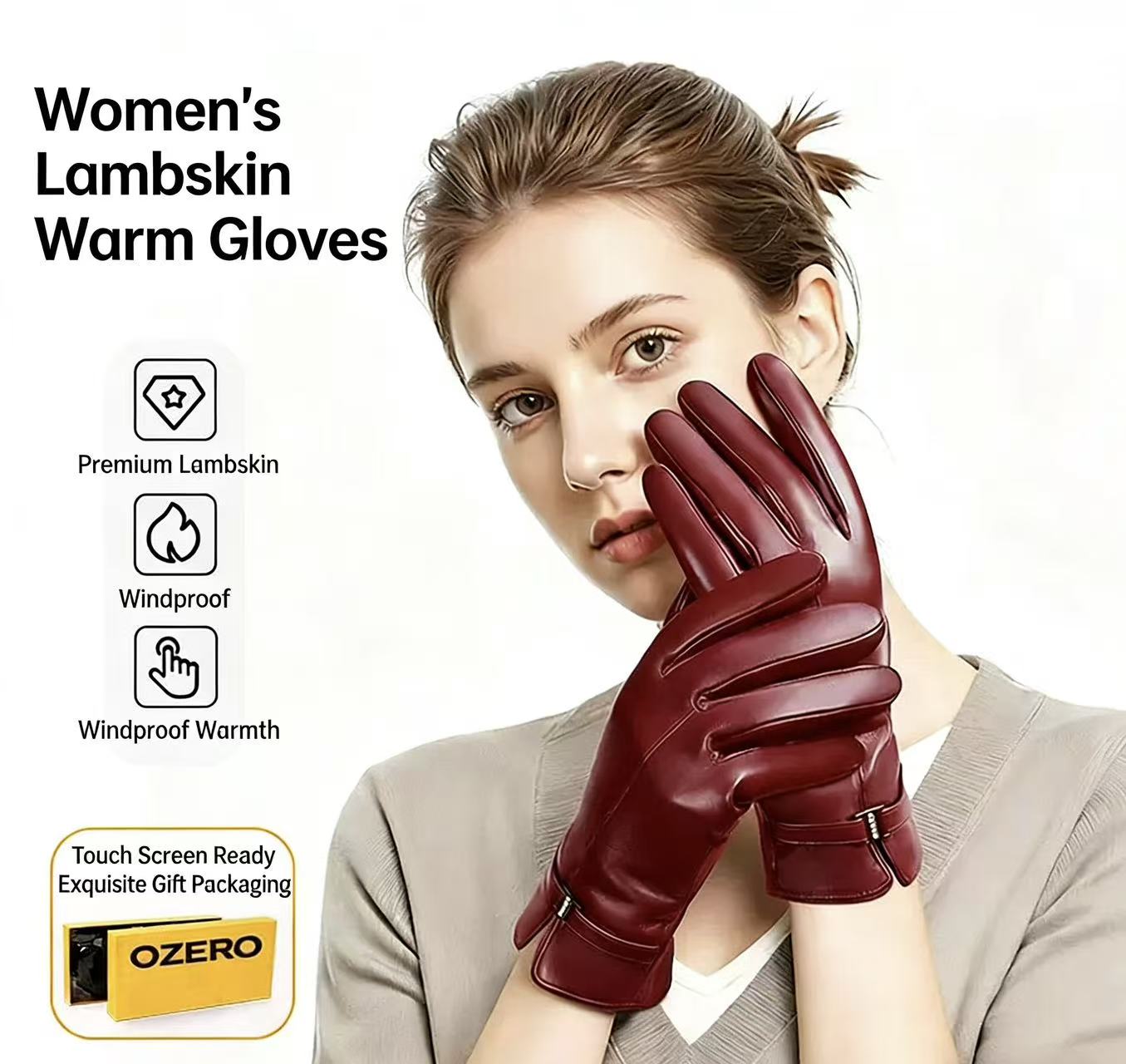 Women's Fashionable Winter She – Wool Glove Lined recenzja i cena