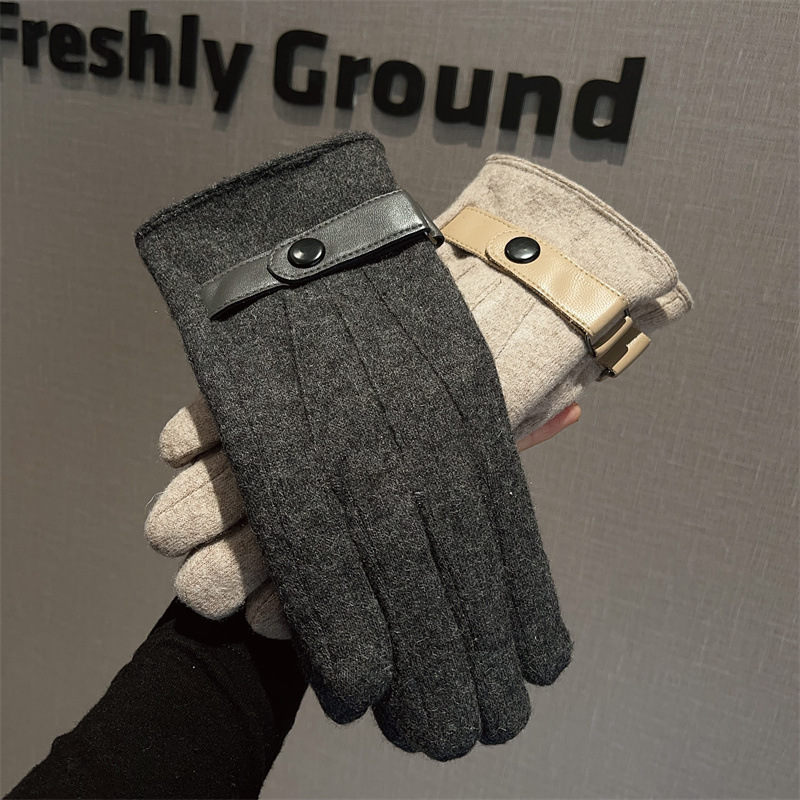 Gloves Men Wool Fleece Lined T – Wool Glove Lined recenzja i cena