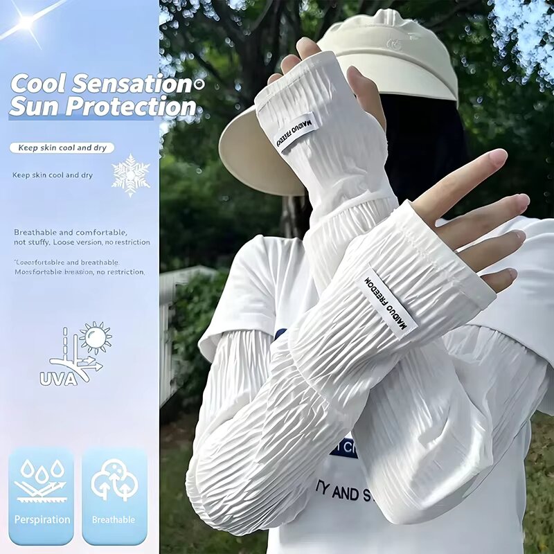 Summer Loose Ice Silk Uv Prote – Fingerless Glove Knit recenzja i cena
