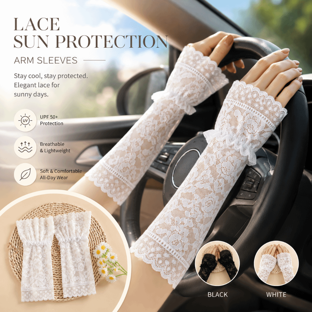 Lace Ruffles Pleated Detachabl – Fingerless Glove Knit recenzja i cena