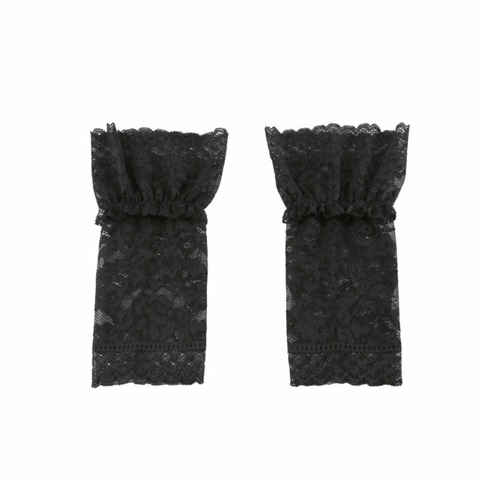 Lace Ruffles Pleated Detachabl – Fingerless Glove Knit recenzja i cena