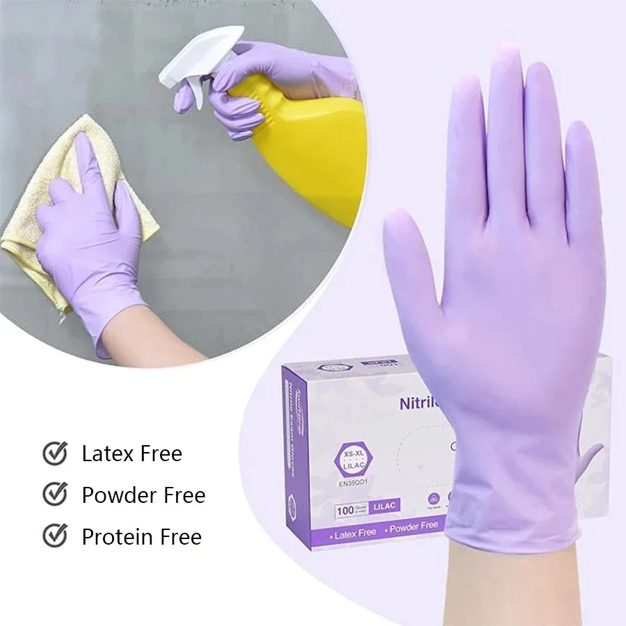 10/20/50/100PCS Purple Disposa – Nitrile Mechanic Glove recenzja i cena