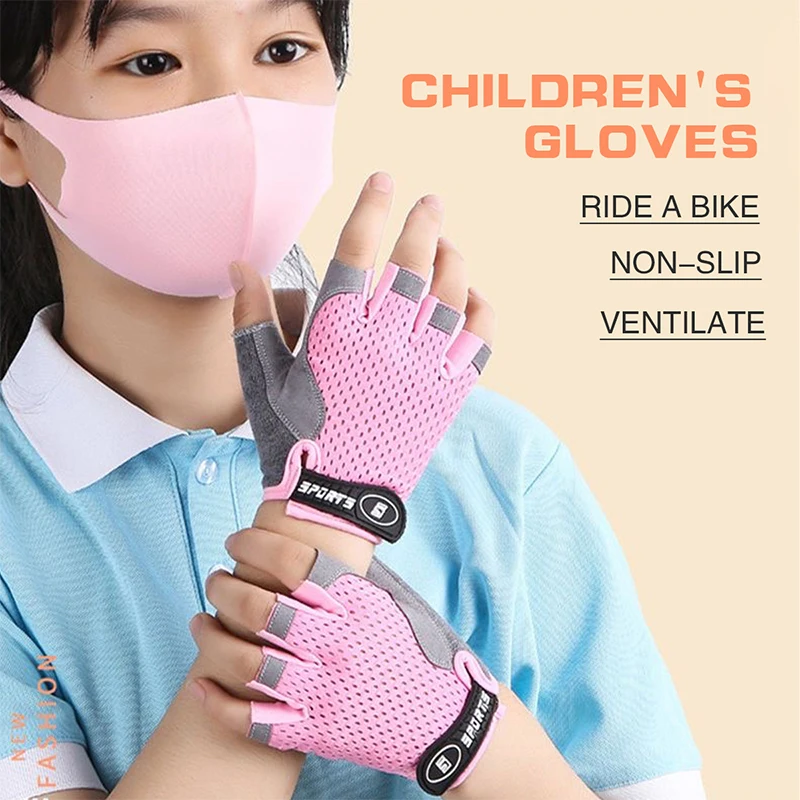 Kids Half Finger Sports Cyclin – Cycling Glove Padded recenzja i cena