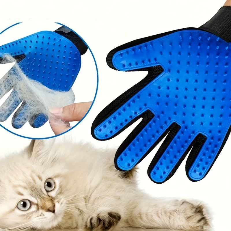 Pet Gloves Cat Grooming Gloves – Rubber Glove Cleaning recenzja i cena