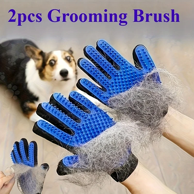 Pet Gloves Cat Grooming Gloves – Rubber Glove Cleaning recenzja i cena