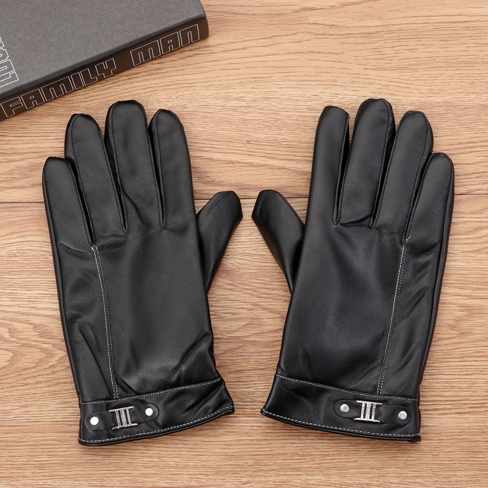 Men's Fleece Thermal Leather G – Leather Driving Glove recenzja i cena