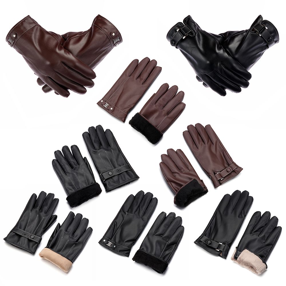 Men's Fleece Thermal Leather G – Leather Driving Glove recenzja i cena
