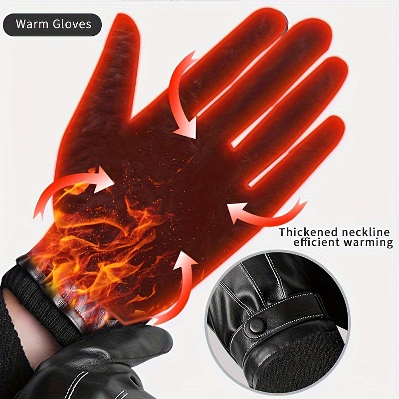 1Pair Winter Gloves Warm Drivi – Leather Driving Glove recenzja i cena