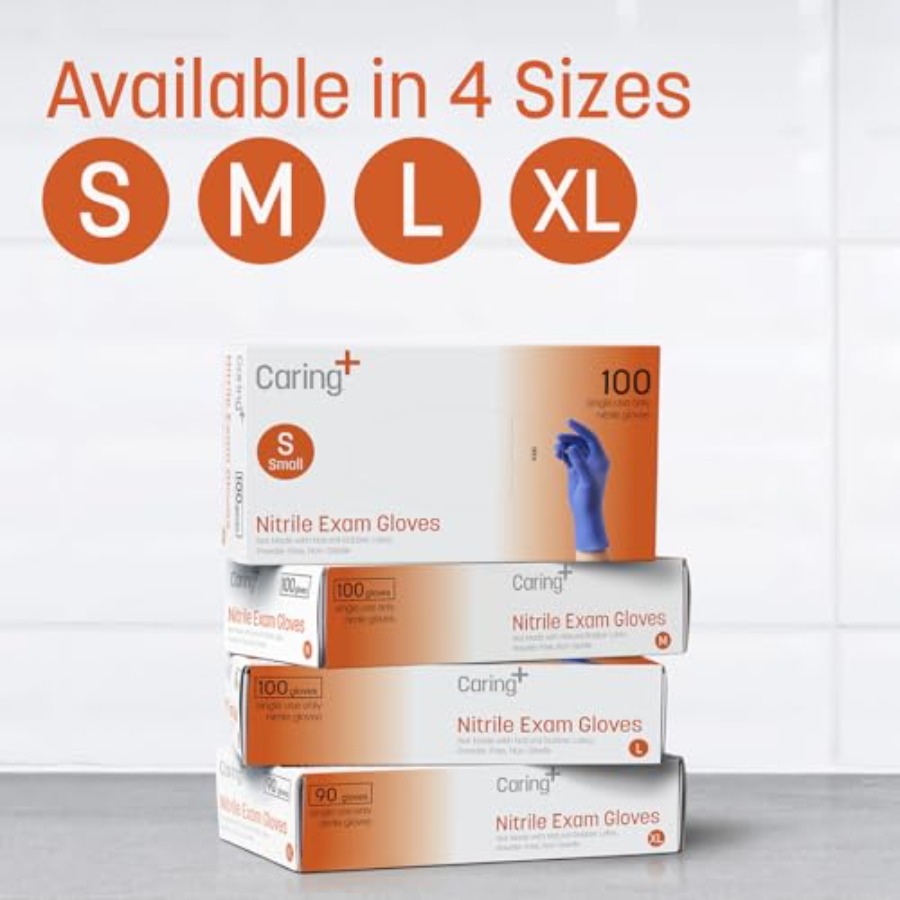 Caring Nitrile Exam Gloves, Bl – Exam Glove Nitrile recenzja i cena
