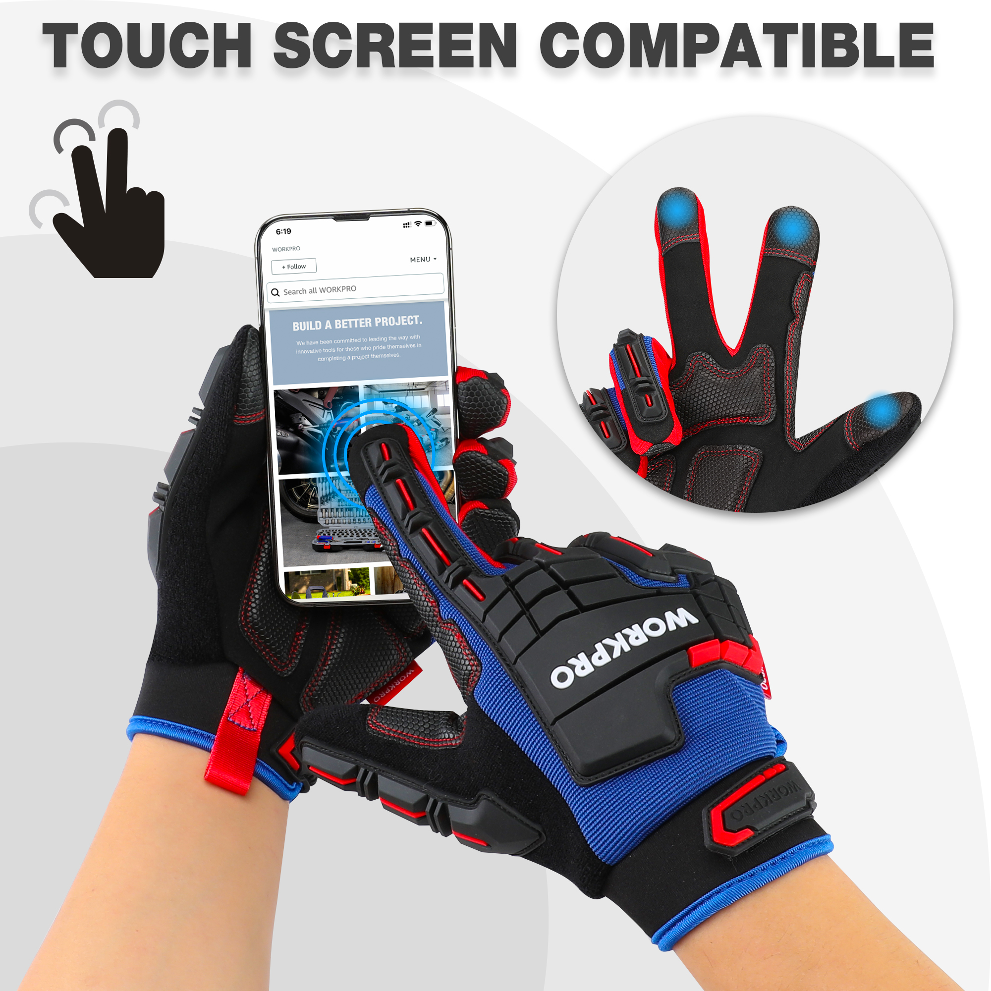WORKPRO Heavy-duty Work Gloves – Work Glove Impact recenzja i cena