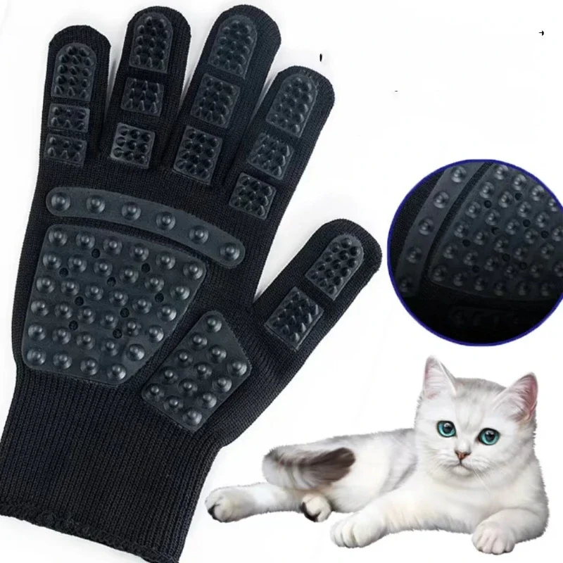 1PC Pet Hair Grooming Gloves C – Rubber Glove Cleaning recenzja i cena