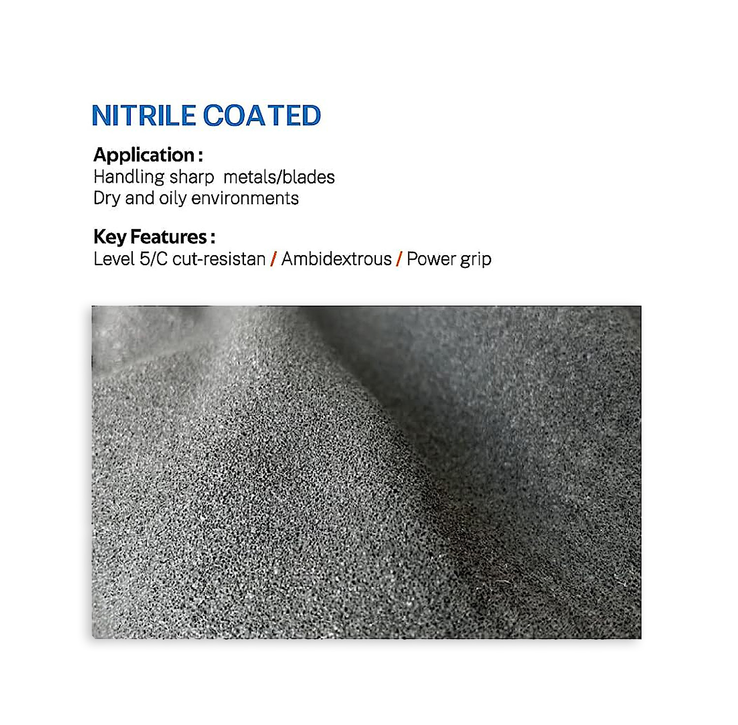 1/3Pair, Level 5Cut-Resistant  – Nitrile Mechanic Glove recenzja i cena