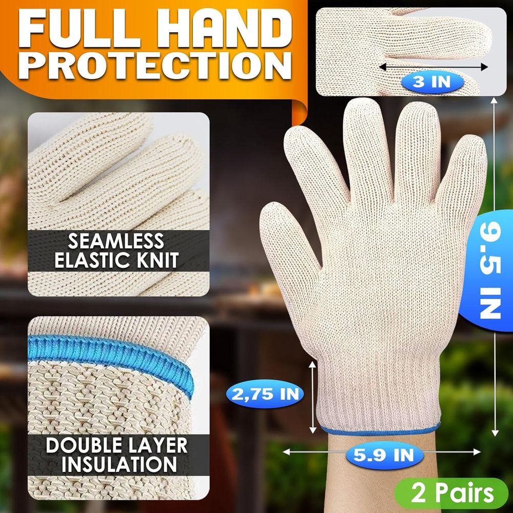 Heat-Resistant Gloves, 9.5 Len – Heat Resistant Glove recenzja i cena