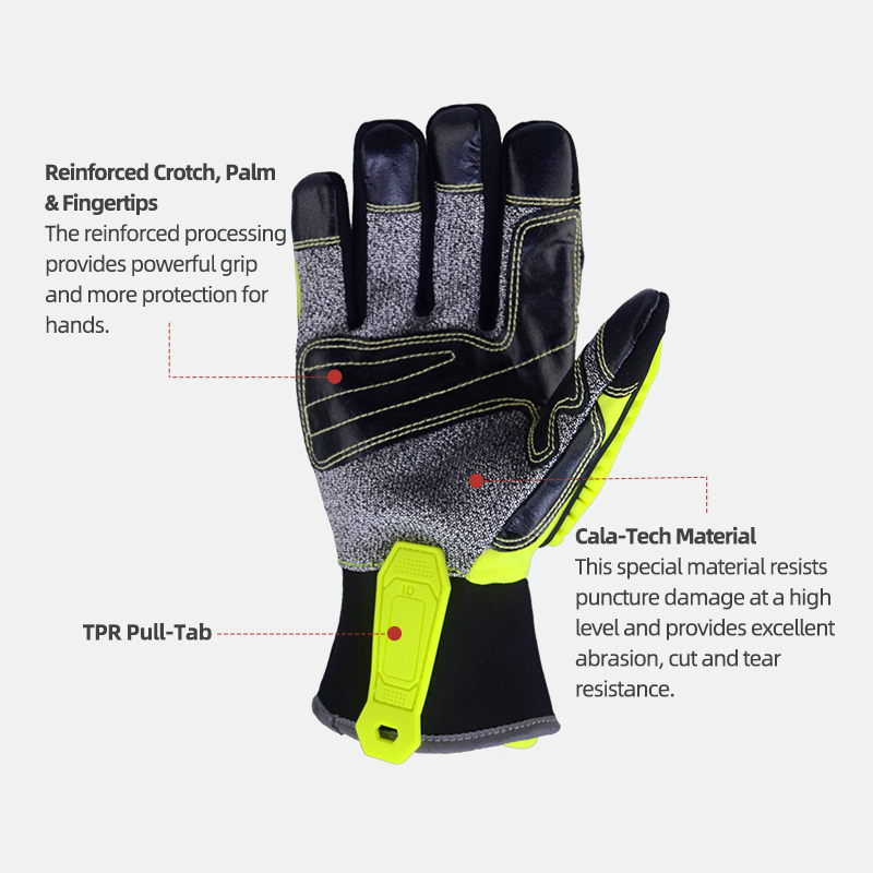 XYEHS ANSI CUT A5 Rescue Extri – Work Glove Impact recenzja i cena