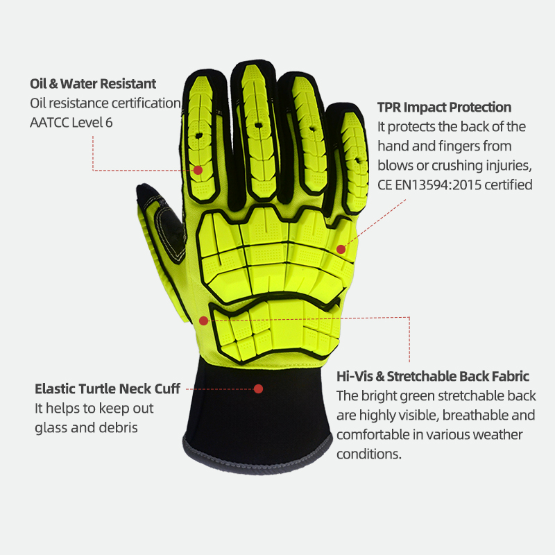 XYEHS ANSI CUT A5 Rescue Extri – Work Glove Impact recenzja i cena