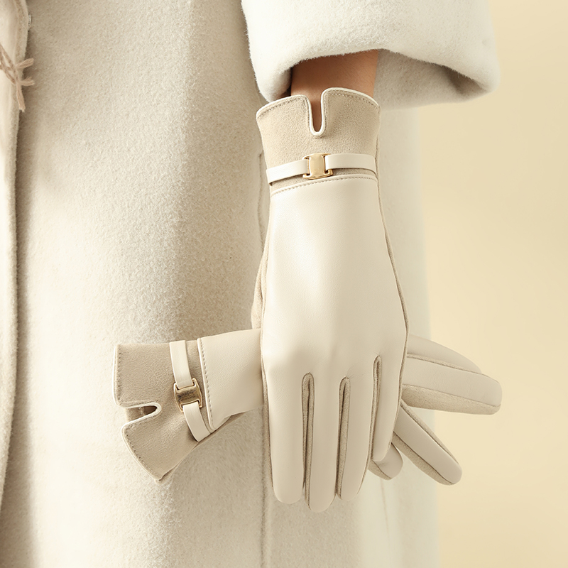 1 Pair of Gloves for Women in  – Leather Driving Glove recenzja i cena