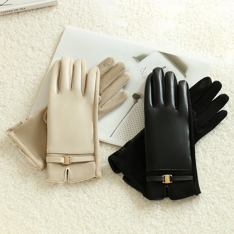 1 Pair of Gloves for Women in  – Leather Driving Glove recenzja i cena