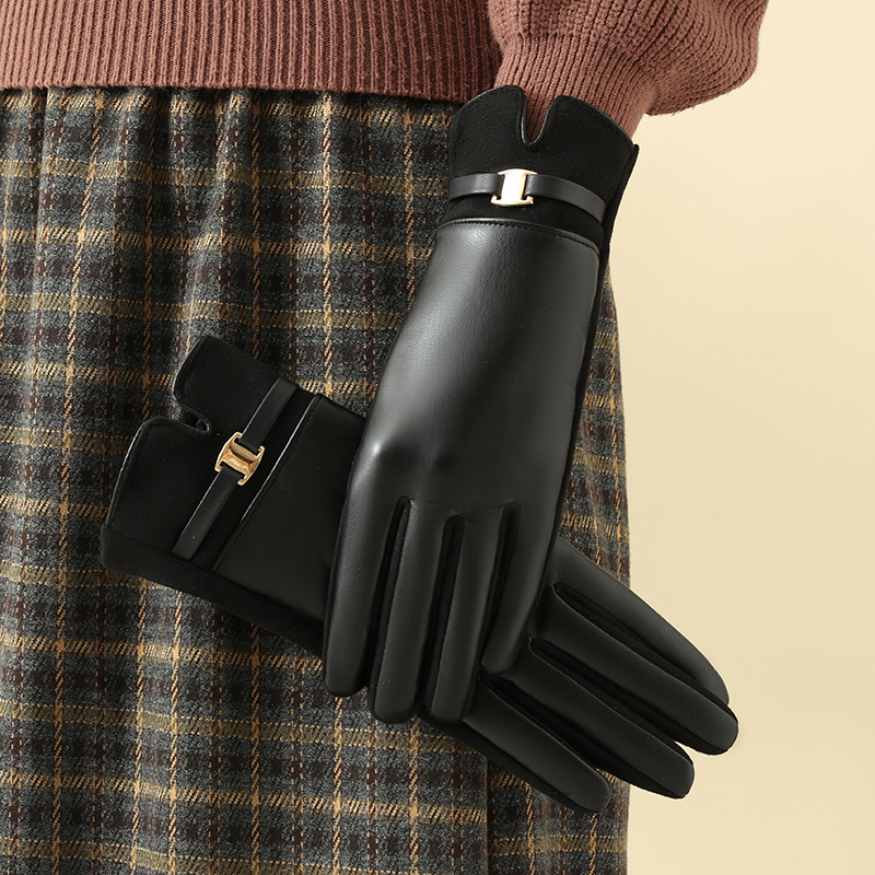 1 Pair of Gloves for Women in  – Leather Driving Glove recenzja i cena
