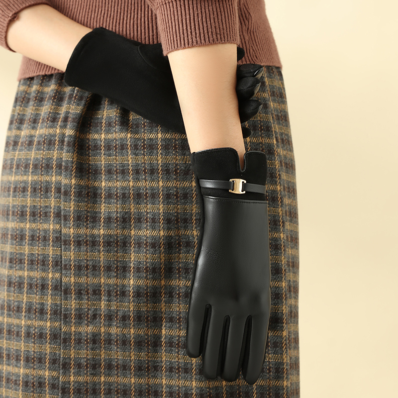 1 Pair of Gloves for Women in  – Leather Driving Glove recenzja i cena