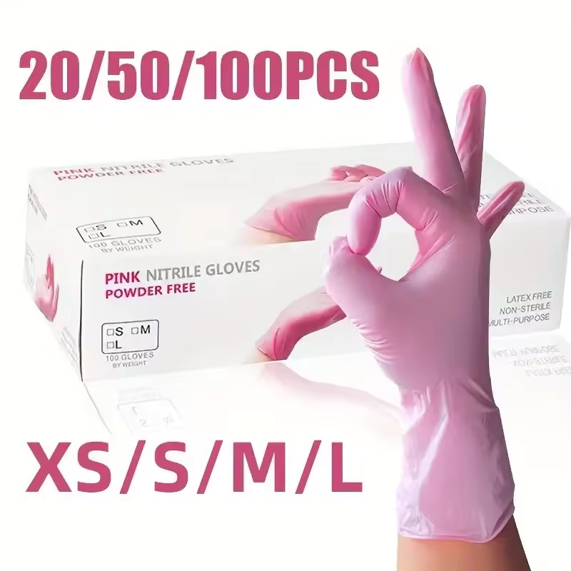 20/50/100PCS Pink Disposable G – Nitrile Mechanic Glove recenzja i cena