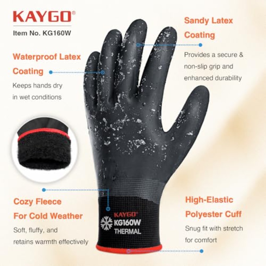 Winter Waterproof Work Gloves  – Winter Glove Insulated recenzja i cena