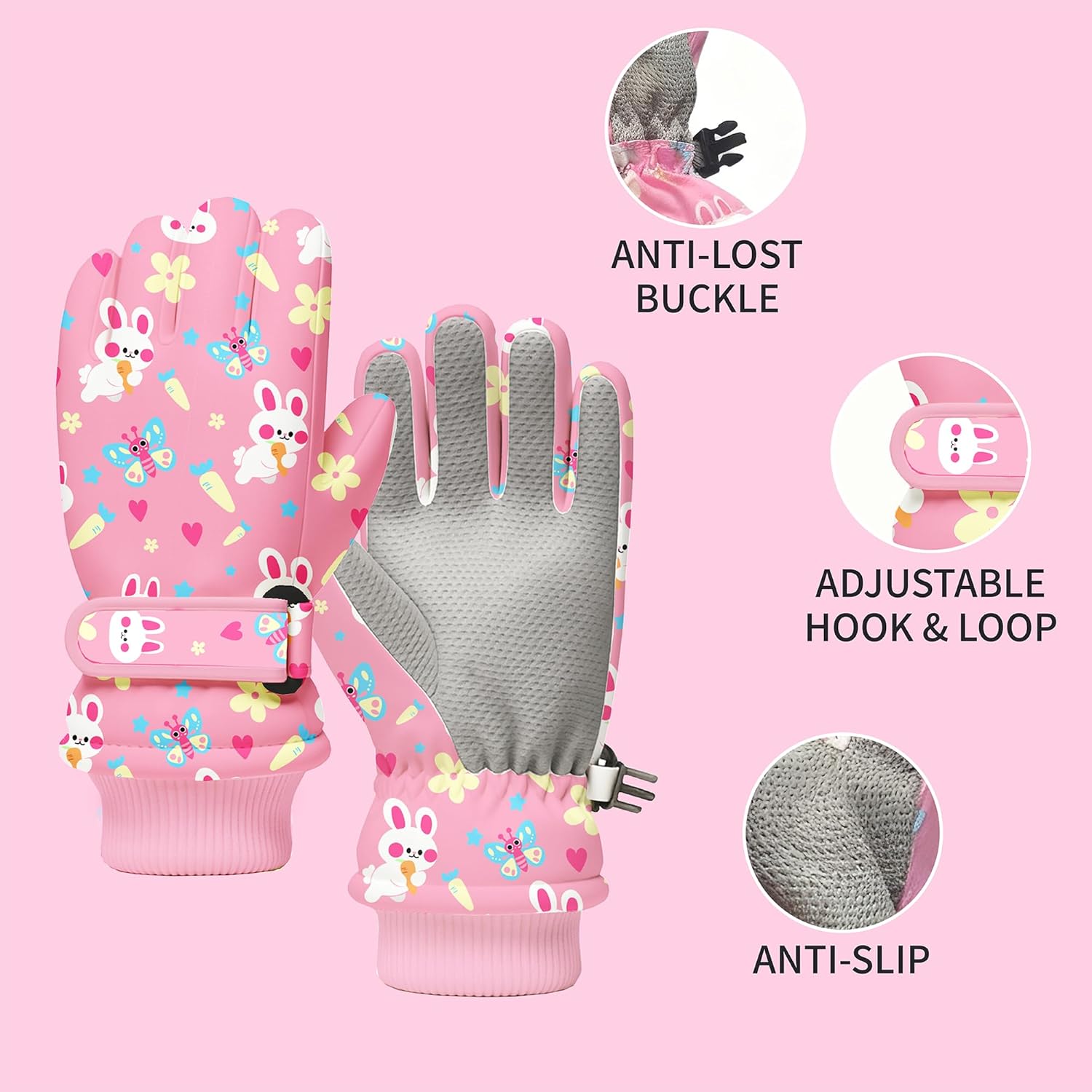 Kids Winter Snow Gloves, Water – Winter Glove Insulated recenzja i cena