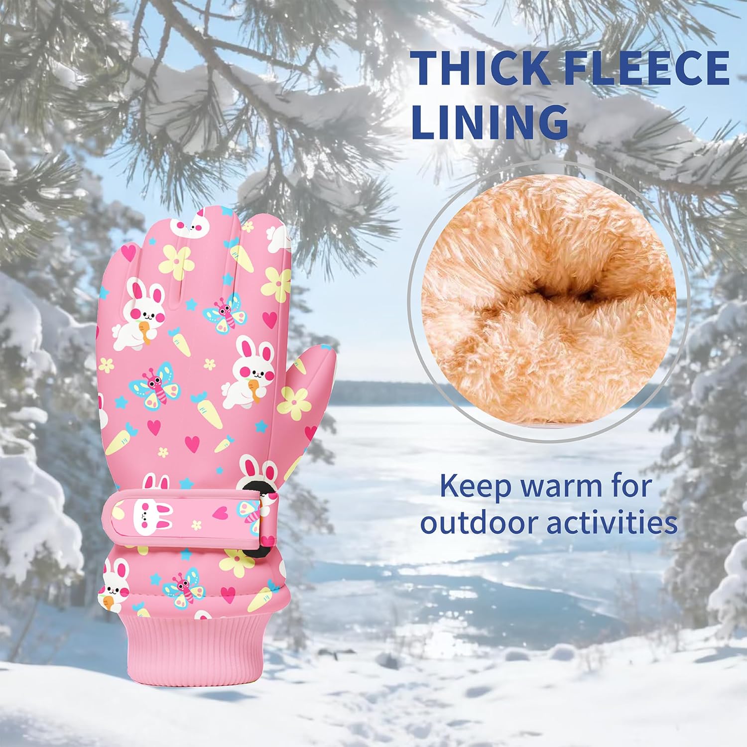 Kids Winter Snow Gloves, Water – Winter Glove Insulated recenzja i cena