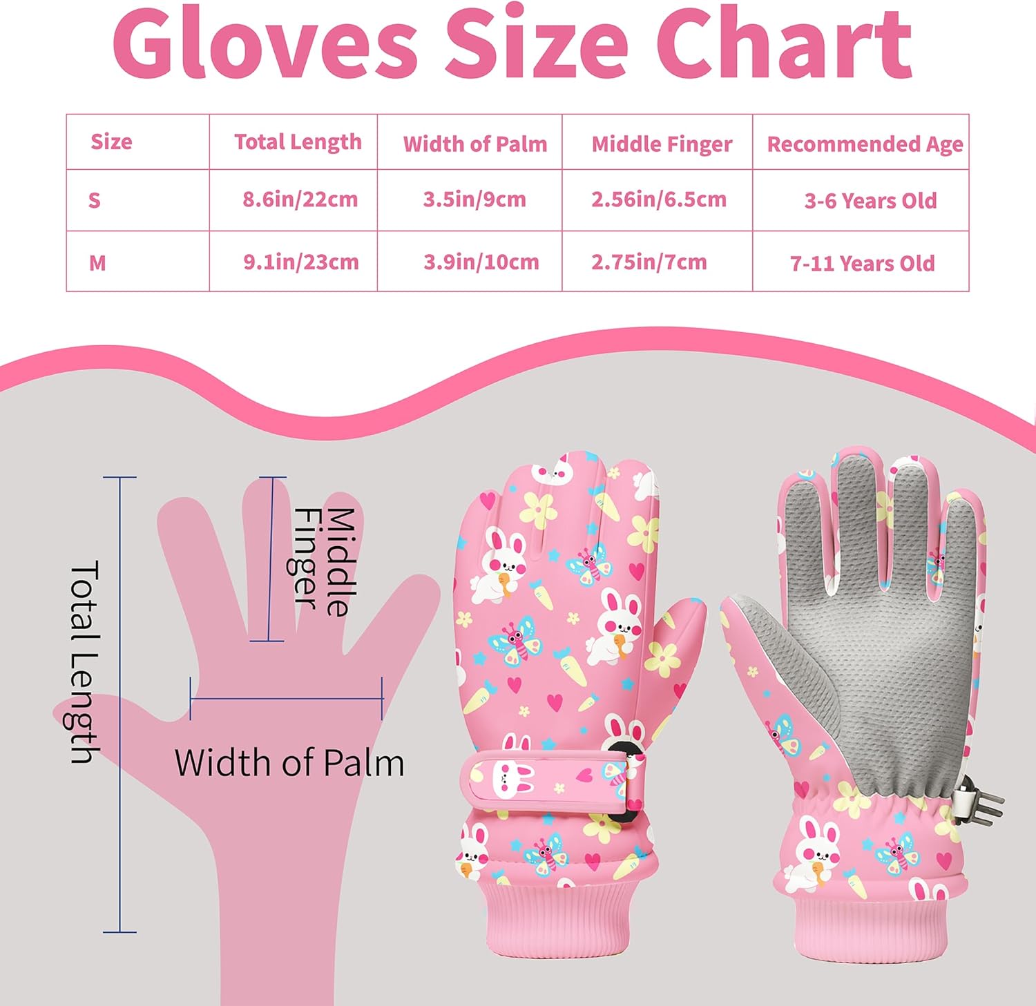 Kids Winter Snow Gloves, Water – Winter Glove Insulated recenzja i cena