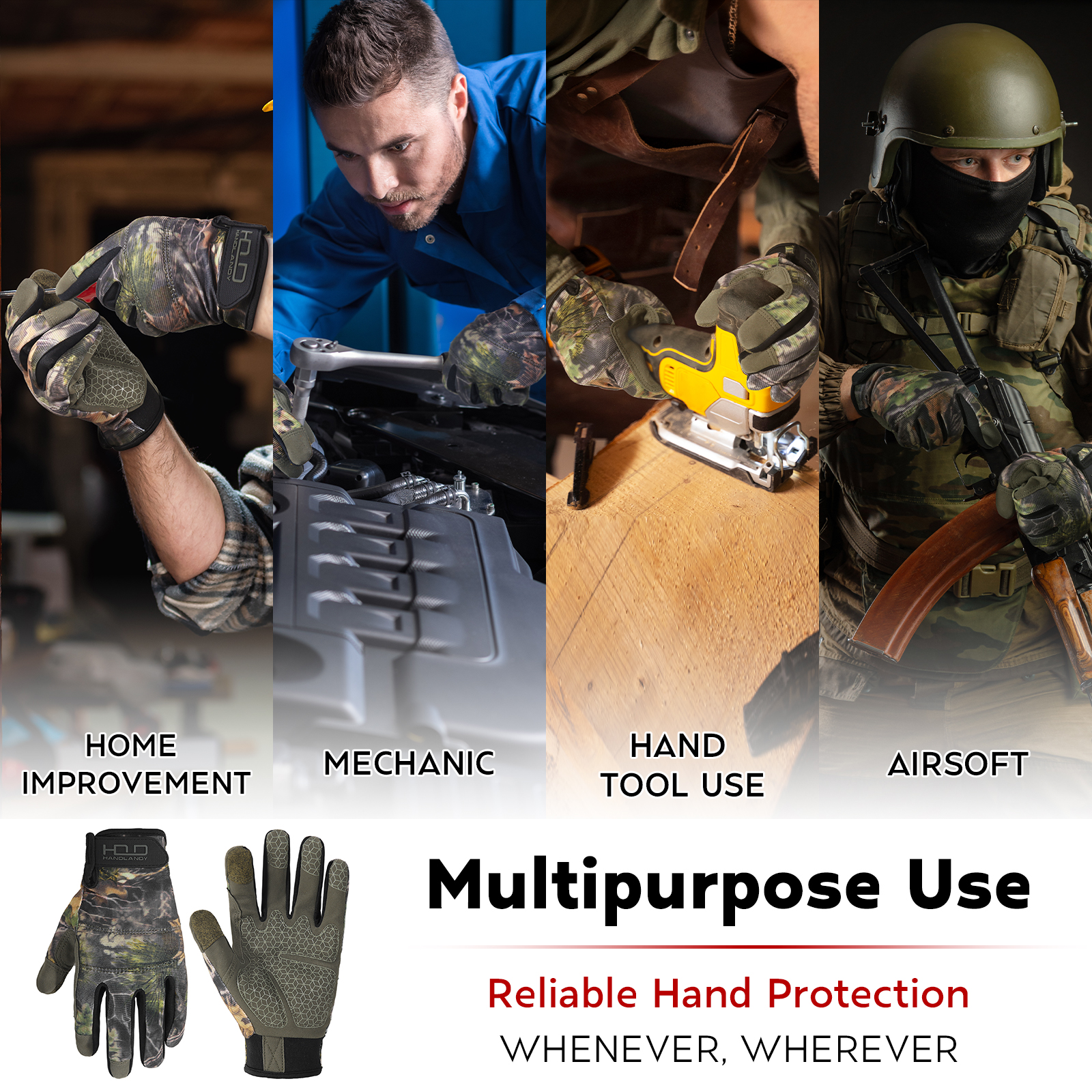 Handlandy Stock Full Finger Ca – Work Glove Impact recenzja i cena