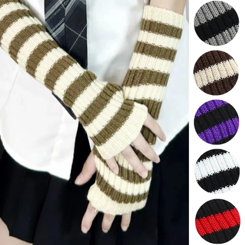 Women's Knitted Fingerless Arm – Fingerless Glove Knit recenzja i cena