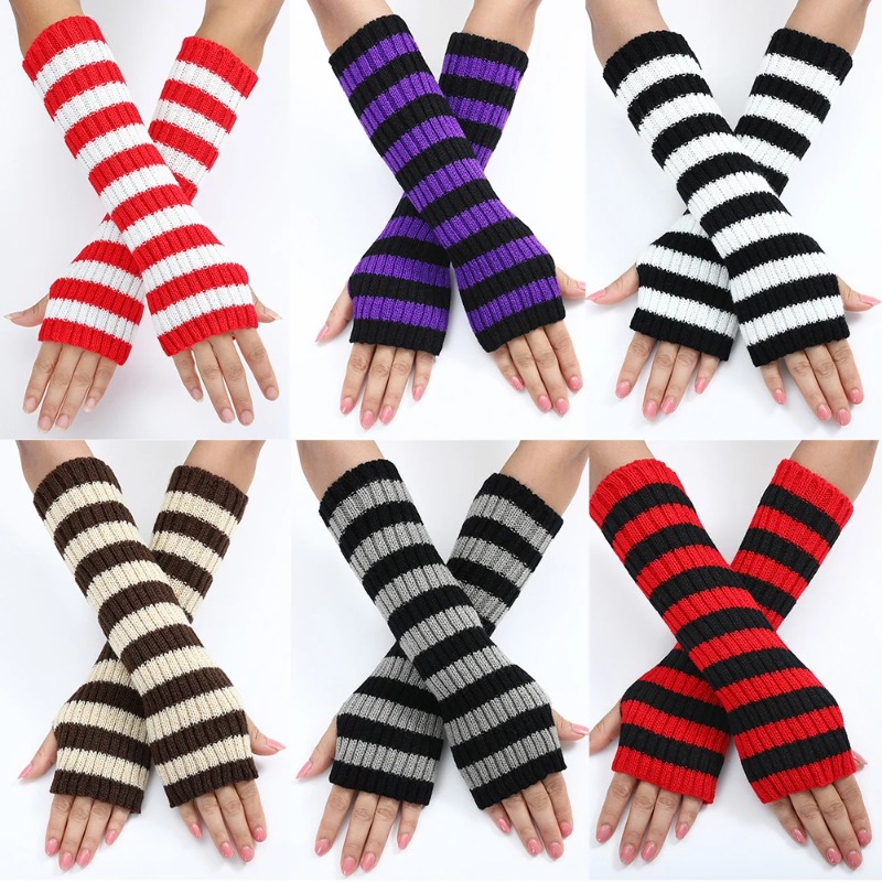 Women's Knitted Fingerless Arm – Fingerless Glove Knit recenzja i cena