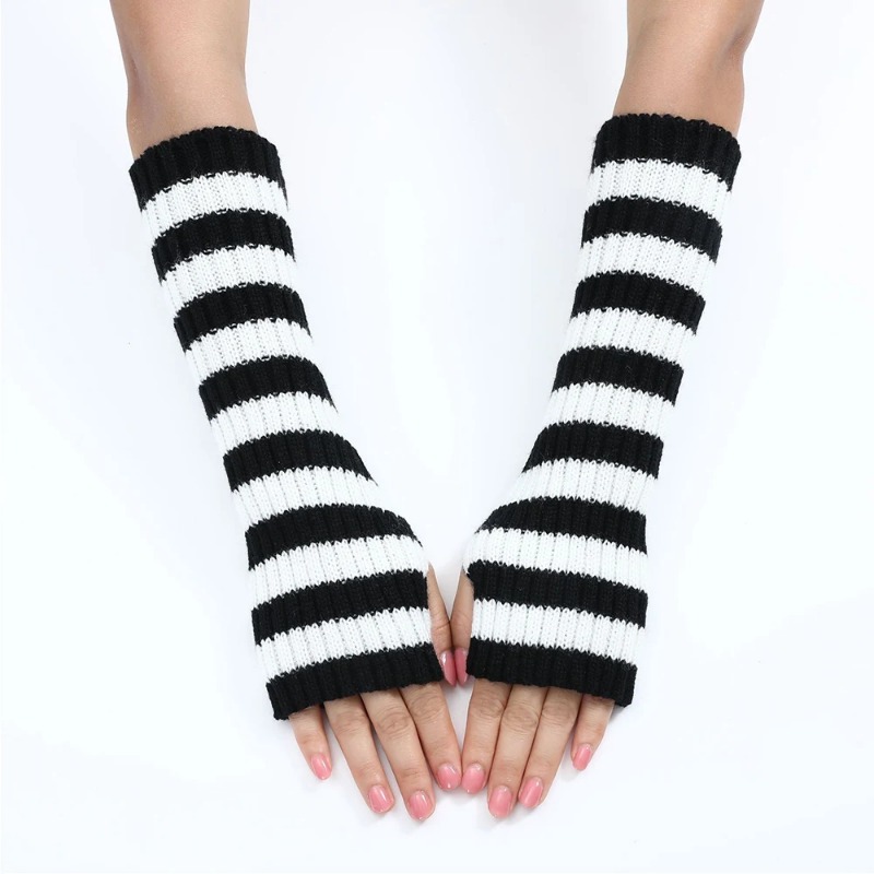 Women's Knitted Fingerless Arm – Fingerless Glove Knit recenzja i cena