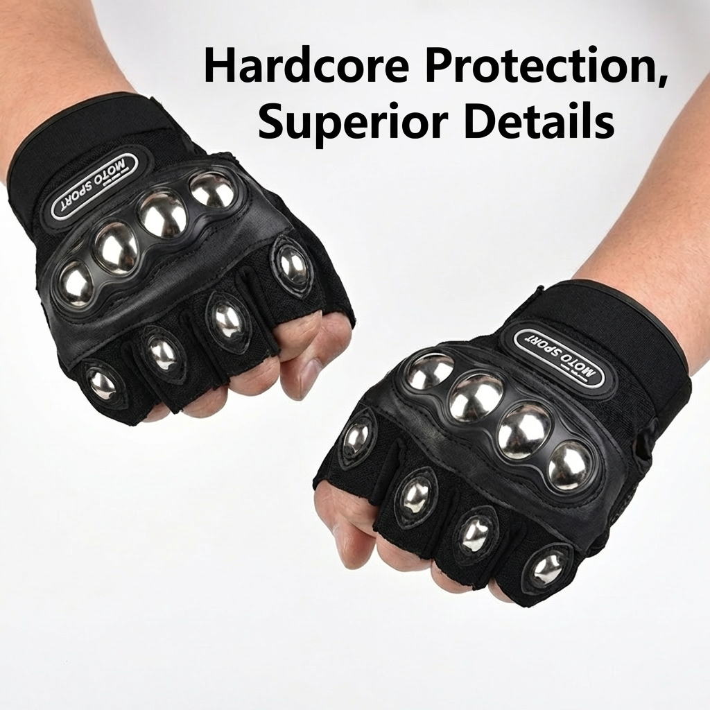 Steel Shell Knuckle Protection – Motorcycle Glove Knuckle recenzja i cena