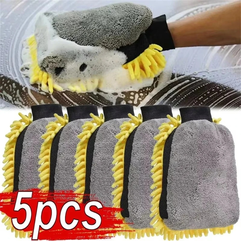 1/5pcs Car Washing Gloves Wate – Gardening Glove Waterproof recenzja i cena