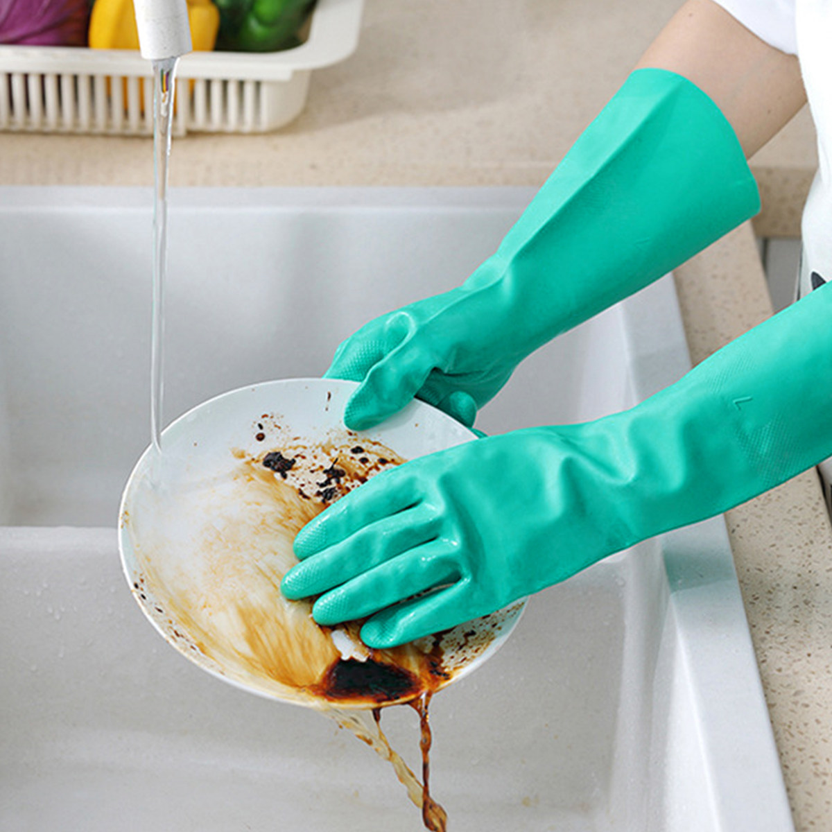 1Pairs Premium Dishwashing Glo – Dish Glove Rubber recenzja i cena