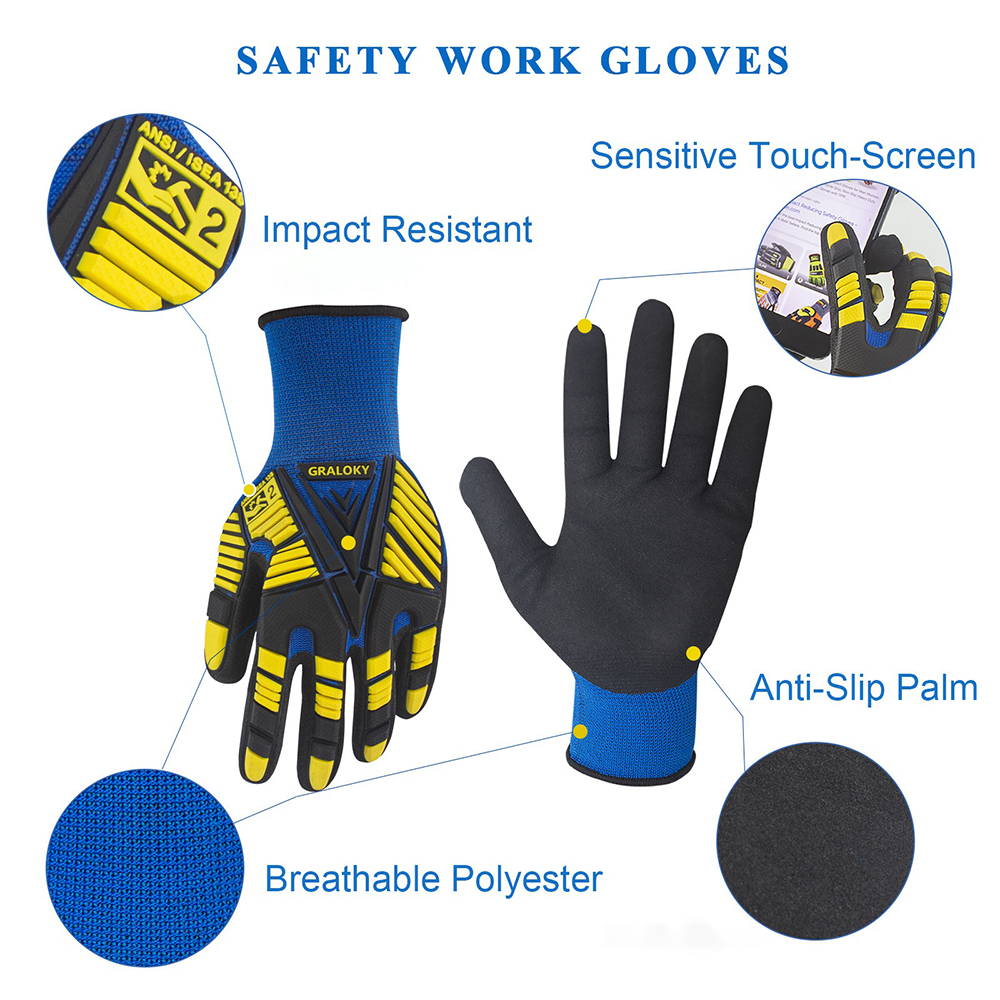 ANSI Level 2 Impact Resistant  – Work Glove Impact recenzja i cena