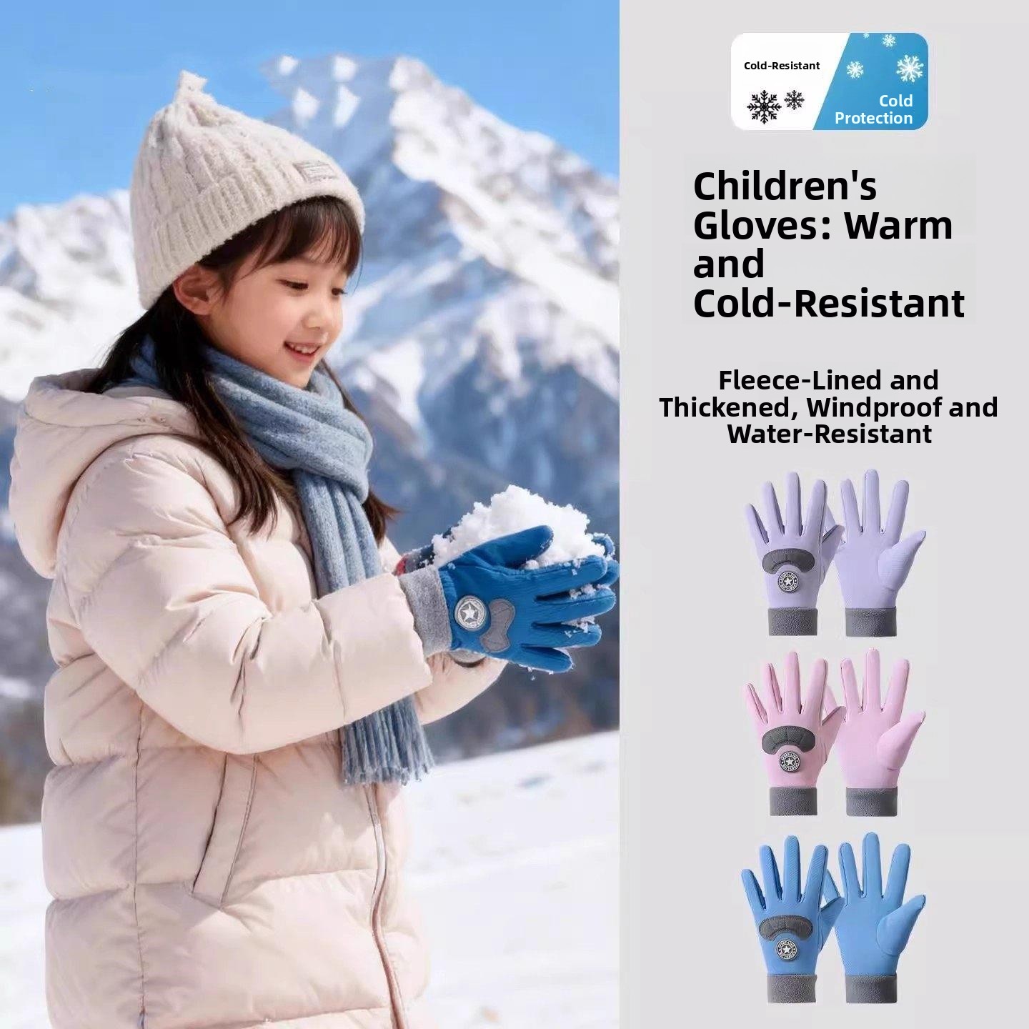 Children's Ski Gloves Winter W – Winter Glove Insulated recenzja i cena