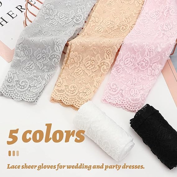New 1Pair Sexy Lace Hollow-Out – Fingerless Glove Knit recenzja i cena