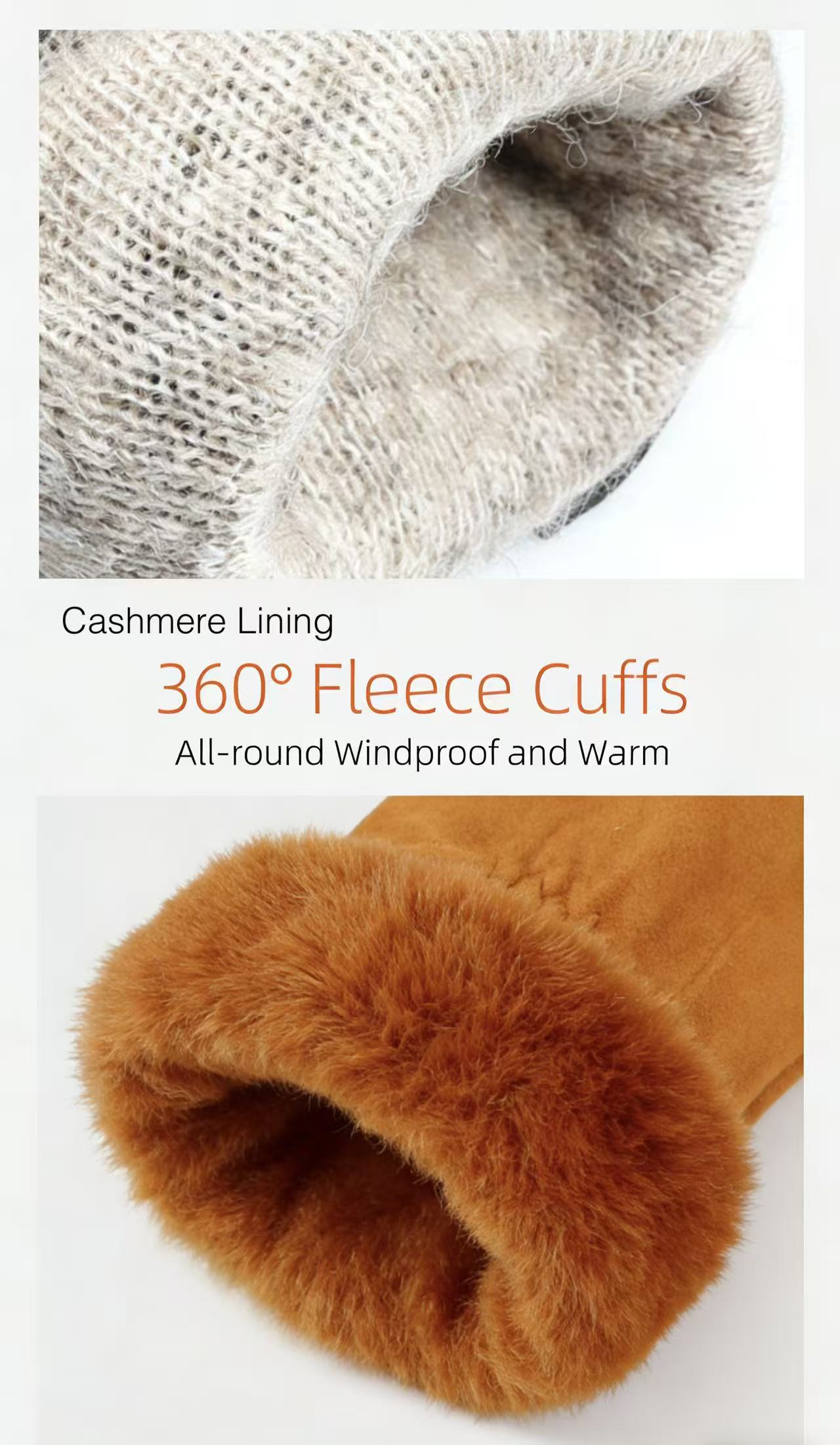Women's Deerskin Warm Gloves A – Wool Glove Lined recenzja i cena