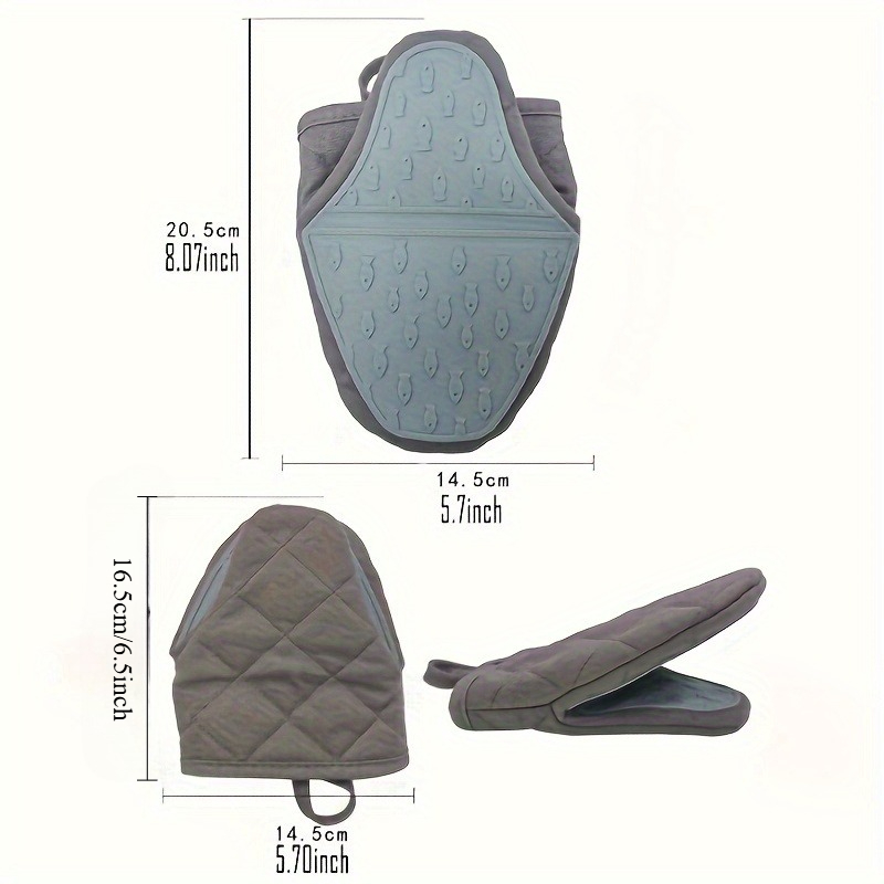 2pcs Silicone Pads | Ergonomic – Oven Mitt Silicone recenzja i cena