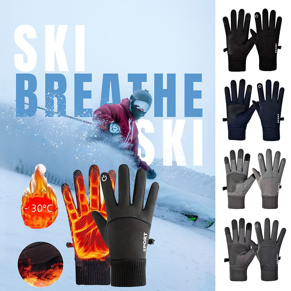 Winter Cycling Gloves Windproo – Ski Glove Waterproof recenzja i cena