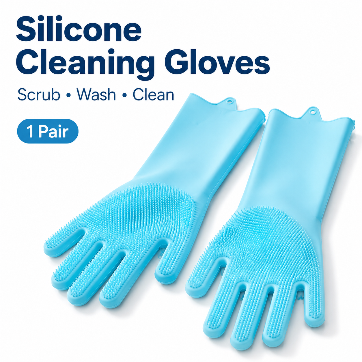 1 Pair Silicone Cleaning Glove – Dish Glove Rubber recenzja i cena
