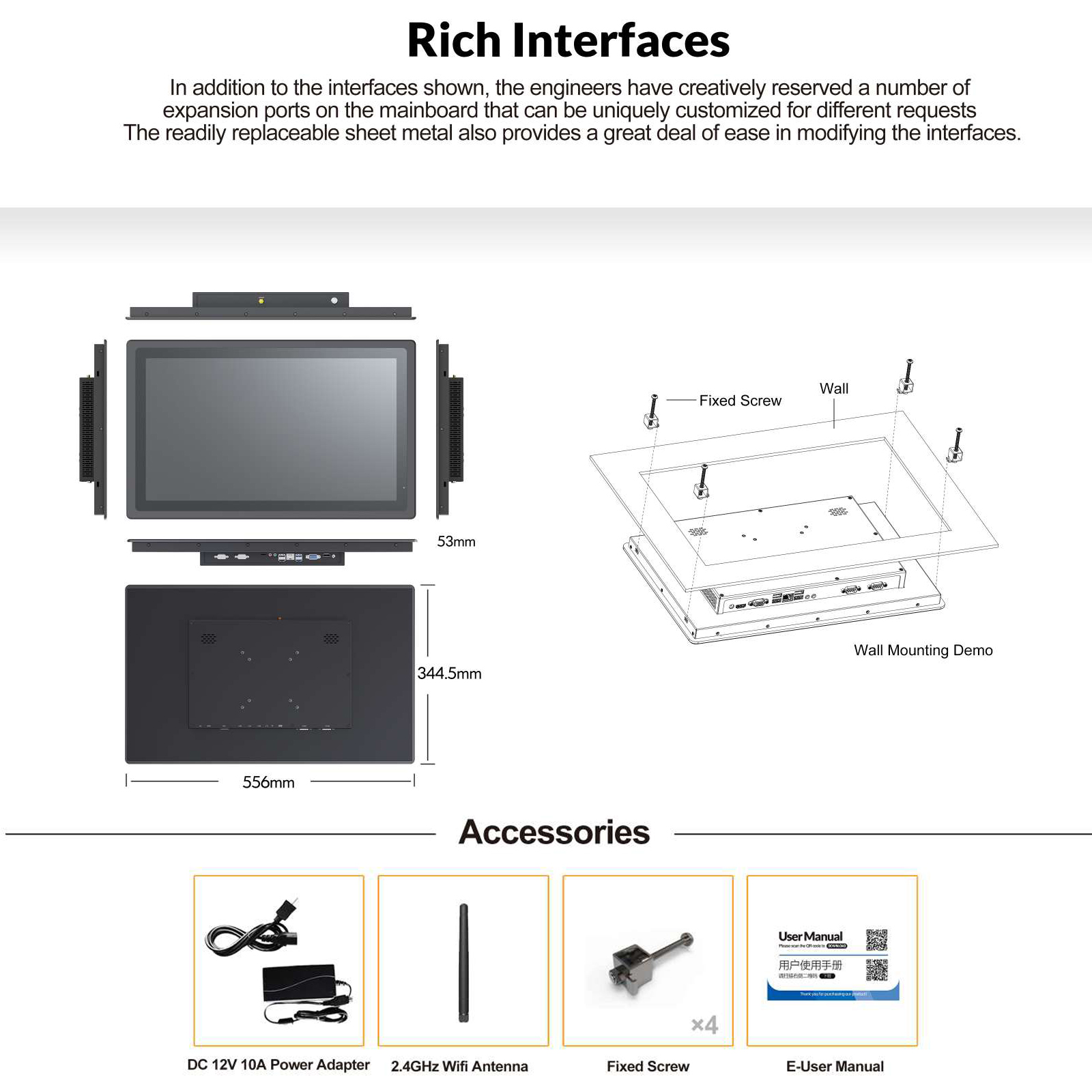 Custom IP65 Waterproof Fanless – Touchscreen Glove Capacitive recenzja i cena