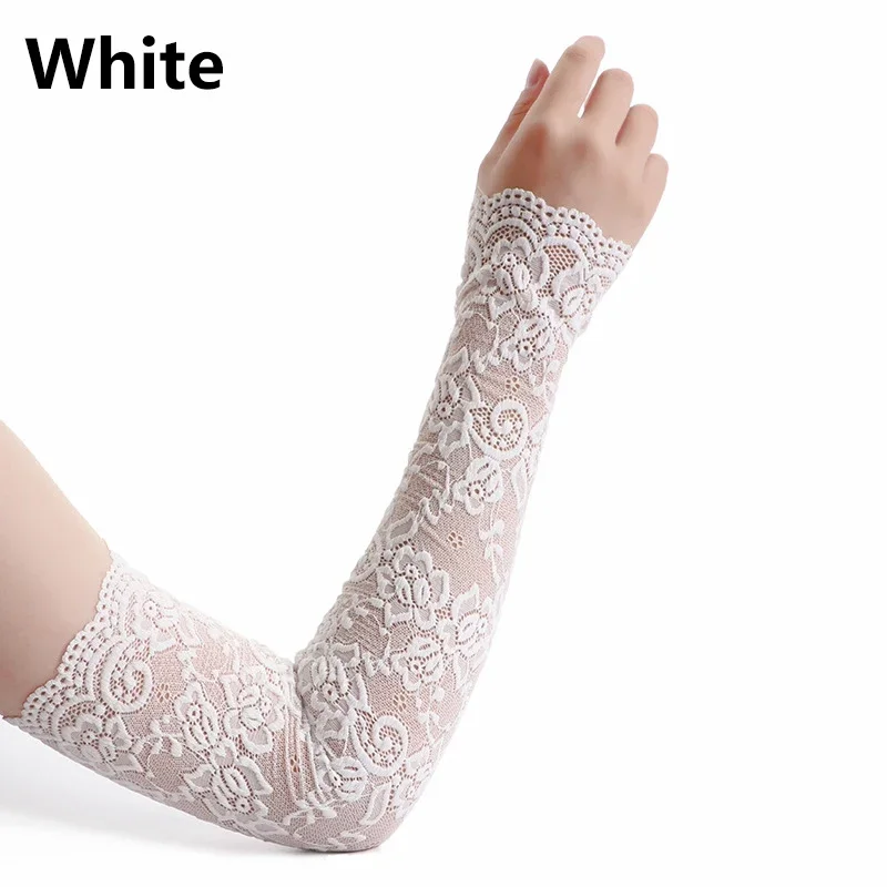 Summer Sunscreen Lace Arm Slee – Fingerless Glove Knit recenzja i cena