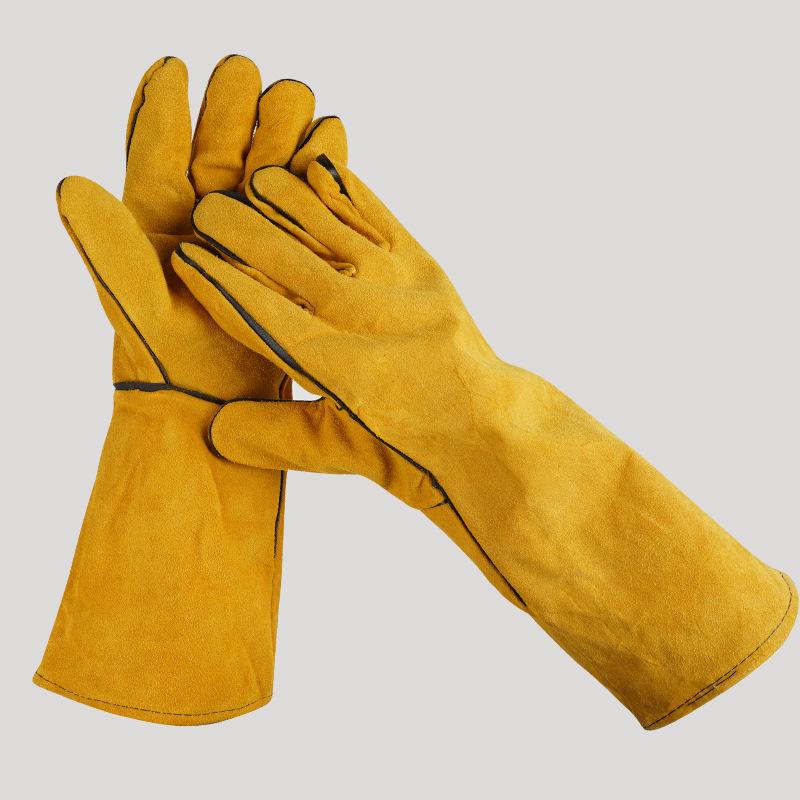 1 Pair 40Cm Welding Leather Gl – Cut Resistant Glove recenzja i cena