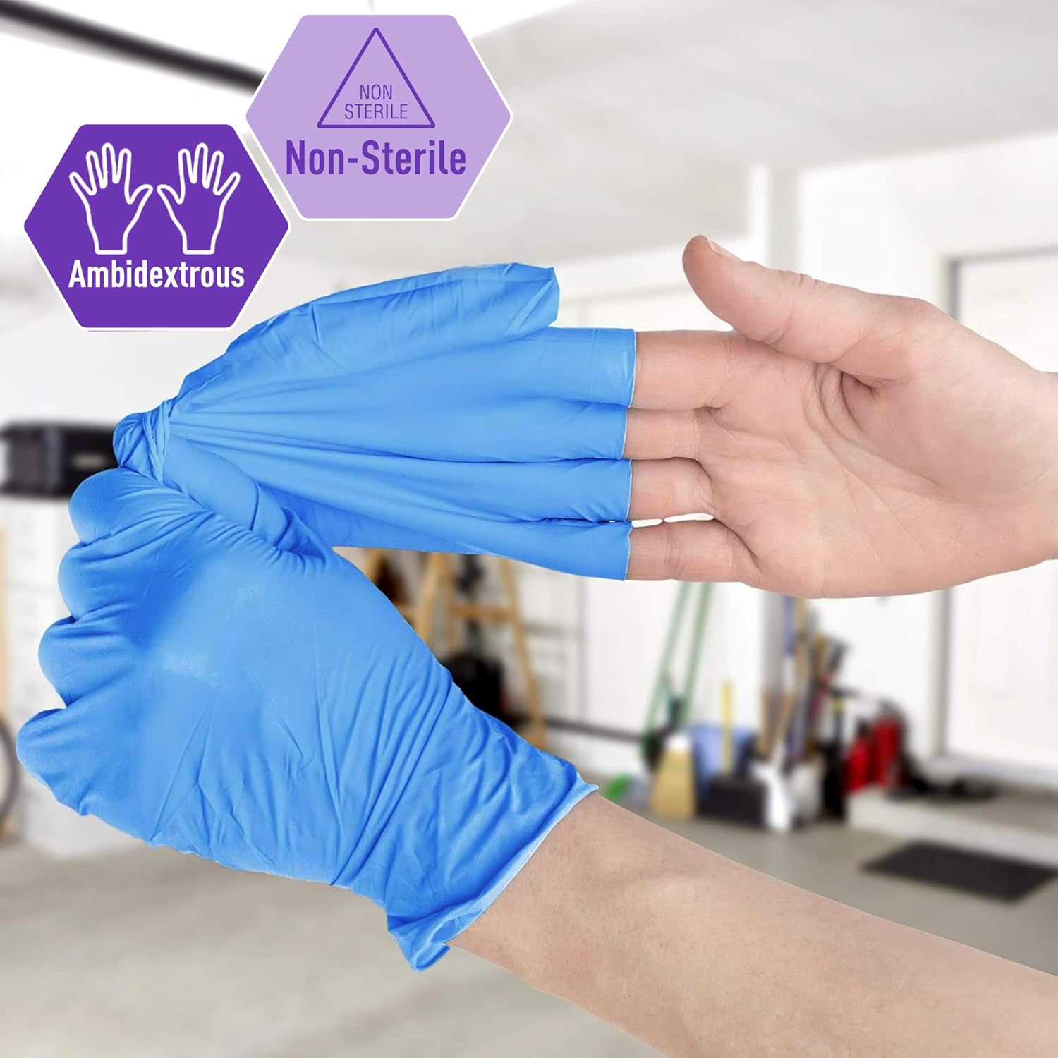 Powder-Free Nitrile/Vinyl Blen – Latex Disposable Glove recenzja i cena