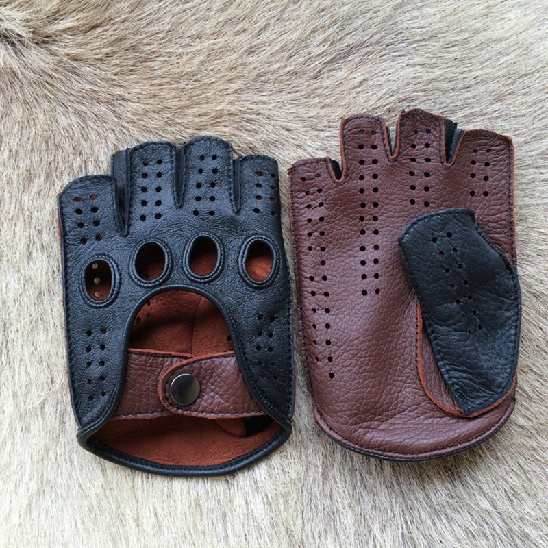 Retro Half Finger Goat Leather – Leather Driving Glove recenzja i cena