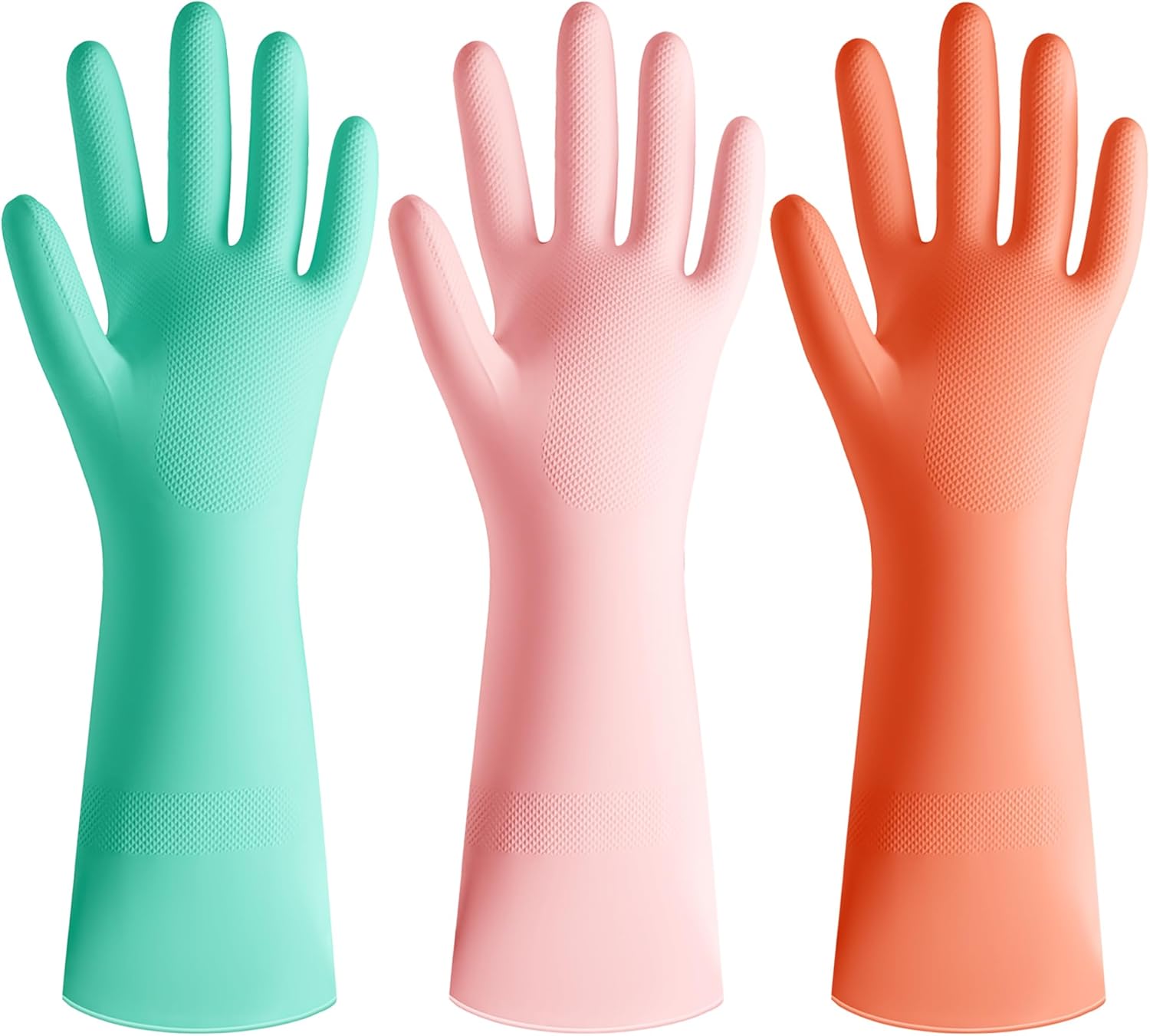 3 Pairs Colorful Rubber Dishwa – Rubber Glove Cleaning recenzja i cena
