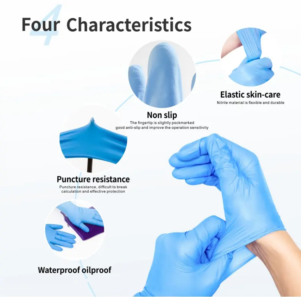 Nitrile Exam Gloves-Blue Latex – Exam Glove Nitrile recenzja i cena